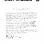 Letter of Recommendation: Escondido Adult School & Regional Occupation Program, 22 November 2013